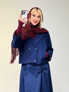 کراپ کت چهاردکمه کد 19918