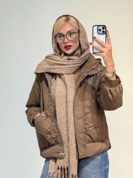 کاپشن وارداتی طرح دار کد 19993