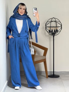 ست کراپ و شلوار تولید ایواز کد 18573