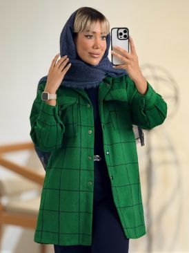 شکت چهارخونه پشمی دخترانه