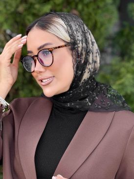 روسری سه گوش قواره 90 کد 20559