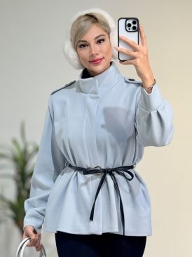 پالتو فوتر کمربندار کد 20331