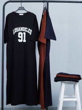 پیراهن نخی LA کد 20598