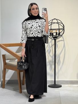 شومیز و دامن گره ایی کد 20583