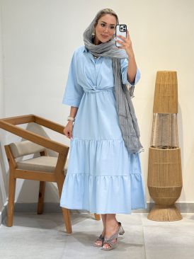 ست شومیز پیراهن گره ای کد 20688