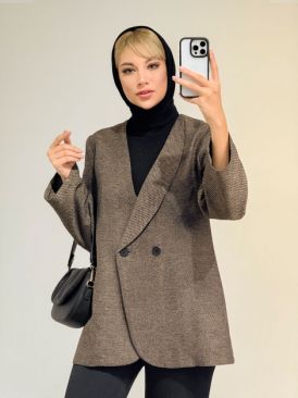کت یقه ترکیبی تولیدایواز کد 20119