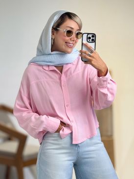 شومیز بیسیک لینن زارا کد 20900