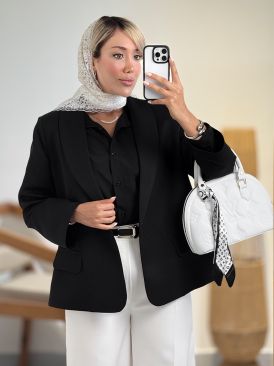 کت یقه آرشال بغل چاک تولید ایواز کد 19336