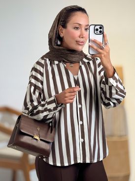 شومیز رنگی رِینبو کد 21167