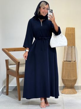پیراهن کمردار الیزه کد 21340