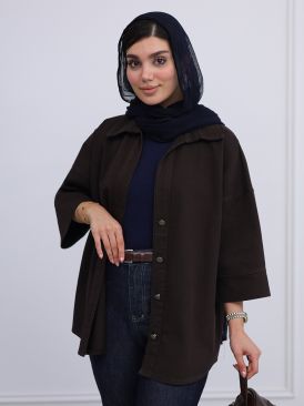 ‏شومیز کتان پاییزه کد 21993